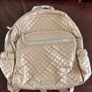 Vera Bradley Pink Quilted Backpack